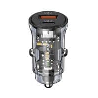 АЗУ Usams US-CC164 C32 30W Transparent A+C Mini Car Charger