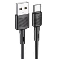 Кабель USB Type-C - USB Type-C 1 м Hoco X83 Victory Black