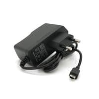 Зарядное устройство  Merlion 220V-mini USB, 5V 0,1A Black, Box