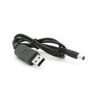 Кабель для роутера NN 5.5 / 2.5(5.5 / 2.1)mm(M)=&amp;gt; USB2.0 (Out:12V), 1м, Black, OEM