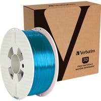 PET-нитка для 3D-принтера Verbatim 1,75 мм,1кг-синій-прозорий