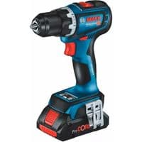 Шуруповерт-дрель ударная аккумуляторная Bosch GSR 18V-90 C 18В 2х5А·час 36-64Нм 0-2100об·мин кейс 1.1кг