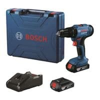 Шуруповерт-дрель ударная аккумуляторная Bosch GSB 183-LI 18В 2х2А·час 21-56Нм 374-1815об·мин кейс 1.2кг