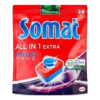 Таблетки для посудомийних машин Somat All in 1 Extra 24 шт. (9000101809466)