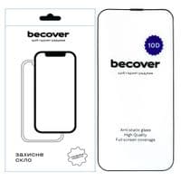 Стекло защитное BeCover Apple iPhone 13 Pro Max 10D Black (711515)
