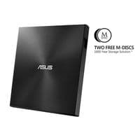Привід оптичний портативний ASUS ZenDrive SDRW-08U7M DVD+-R/RW burner M-DISC USB2.0 чорний Retail Box Slim