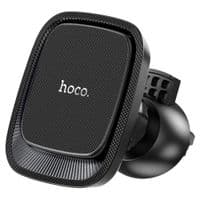 Тримач для мобільного HOCO CA115 Blue Shark Air Outlet Magnetic Car Holder Black Metal Gray