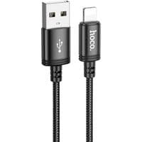 Кабель HOCO X91 Radiance charging data cable for iP(L=3M) Black