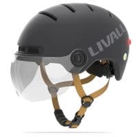 Защитный шлем  Livall L23 (L) Dark Night (58-62см), сигнал поворотов и стопов, додаток, съемный визор (пульт BR80 в комплекте не идет)