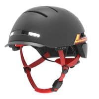 Защитный шлем Livall BH51M NSO (M) Black (54-58см), акустика JBL, микрофон, сигналы поворотов и стопов, додаток, пульт BR80, застежка, Bluetooth