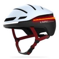 Защитный шлем Livall EVO21 (L) Snow (58-62см), передний и задний фонарь поворотов и стопов, додаток, Bluetooth, пульт BR80