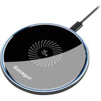 Беспроводное зарядное устройство Essager Mirrow Desktop 15W Qi Magnetic Wireless Phone Charger (With 1 m Cable Type-C For charging)  black (EWXZMX-JMB01)