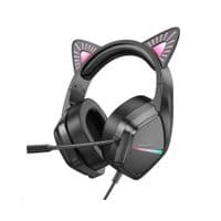 Наушники BOROFONE BO106 Cute cat ear luminous gaming headphones Phantom Cat