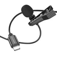 Микрофон-петличка BOROFONE BFK11 Elegant lavalier microphone iP Black