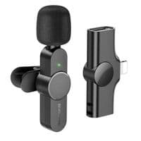 Микрофон-петличка BOROFONE BFK12 Trophy lavalier wireless digital microphone iP Black