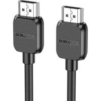 Кабель BOROFONE BUS02 Vivido HDTV 2.0 male-to-male 4K HD data cable(L=3M) Black
