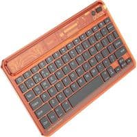 Клавиатура HOCO S55 Transparent Discovery edition wireless BT keyboard Citrus Color