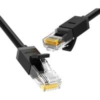 Кабель UGREEN NW102 Cat 6 U/UTP Lan Cable 1m (Black)(UGR-20159)