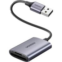 Картридер UGREEN CM401 USB-A to SD/TF Memory Card Reader Alu Case(UGR-80887)