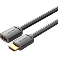 Кабель Подовжувач Vention HDMI-A Male to HDMI-A Female 4K HD Cable PVC Type 3M Black (AHCBI)