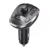 Автомобильное зарядное устройство ESSAGER Dynamic Car Bluetooth MP3 Car Charger Sliver