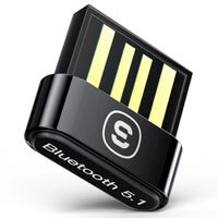 Bluetooth-адаптер ESSAGER Mini BT5.0 Adapter Black