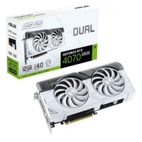 Відеокарта NVIDIA RTX 4070 SUPER /DUAL/WHITE/12GB/GDDR6X DUAL-RTX4070S-12G-WHITE