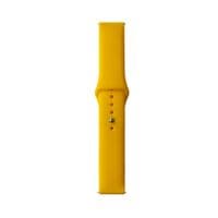 Ремінець для смарт годинника Amazfit, Samsung, Huawei, 22 mm, SILICONE, Yellow