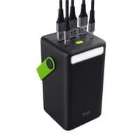 Аккумулятор портативный литий-ионный power bank Trust Redoh XXL, 50000мА·год, 3хUSB-A/USB-C, 20W, чорний