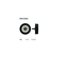 Ролик натяжителя ремня SKF VKM 65062