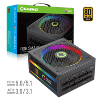 Блок живлення 850W, 80 Gold,ARGB ring fan 140mm,fu lly modularOPP, OVP, UVP, OCP, OTP, SCP RGB 850 PRO (ATX3.03.1 PCIe5.0