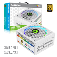 Блок живлення 750W, 80 Gold,ARGB ring fan 140mm,fu lly modularOPP, OVP, UVP, OCP, OTP, SCP RGB 750 PRO WH (ATX3.0/3.1 PCI