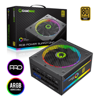 Блок живлення 750W, 80 Gold,ARGB ring fan 140mm,fu lly modularOPP, OVP, UVP, OCP, OTP, SCP RGB 750 PRO (ATX3.03.1 PCIe5.0