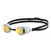 Очки для плавания  Arena Air-Speed Mirror 003151-202 желтый, медно-белый OSFM (3468336362778)