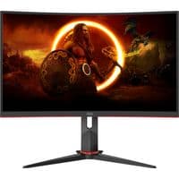 Монітор TFT 27" AOC C27G2Z3/BK, VA, 280Гц, 0,5ms, вигнутий, HDMIx2, DP, HAS, чорний з червоним