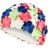 Шапка для плавания Aqua Speed Bloom 5704 105-02 белый, зеленый, розовый, синий Жен OSFM (5908217657046)