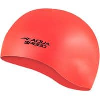 Шапка для плавания Aqua Speed Mono 111-32 6206 ярко-красный Уни OSFM (5908217662064)