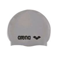 Шапка для плавания Arena Classic Silicone 91662-051 серебристый Уни OSFM (3468333887403)