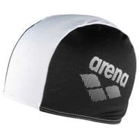 Шапка для плавания Arena Polyester II JR 002468-510 черный, белый Дет OSFM (3468336217856)