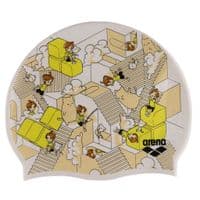 Шапка для плавания Arena Print JR 94171-237 мультиколор Дет OSFM (3468337082651)