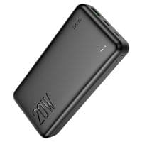 Универсальная мобильная батарея 20000 mAh, Hoco J87A "Tacker", Black, 20 Вт, USB/Type-C, PD3.0, QC3.0, LED индикатор уровня заряда