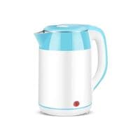 Електрочайник Brock WK 5521 WH, White/Blue, 1500W, 1.8л, дисковий, індикатор рівня води, подвійна стінка