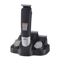 Машинка для стрижки Monte MT-5042, Black, 10W, питание: аккумулятор, 7 насадок триммер 40мм, 3/6/9/12сс, триммер для бороды, для носа и ушей, для дизайна, напрвляющая расческа, время работы до 60мин, LCD дисплей