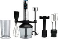 Блендер Sogo SS-14480, Black/Inox, 1500W, занурювальний, 23 швидкості з плавним регулюванням, екстра довга насадка подрібнювач 25см з 4 лезами, мірна склянка 800мл, подрібнювач 650мл