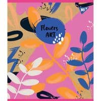 Зошит Yes А5 Flowers Art Крафт 18 аркушів клітинка (765080)