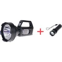 Фонарь Quantum Tracker 3W LED+COB с функцией Power Bank + подарок QM-FL1043 (QM-FL1063-PR1)