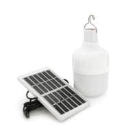 Лампа із вбудованим акумулятором TNMS, живлення від USB+Solar панелька 100х60мм, вбудований акумулятор, Box