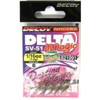 Джиг-головка Decoy SV-51 Delta Magic 6 1.42 g (5шт/уп) (1562.02.67)
