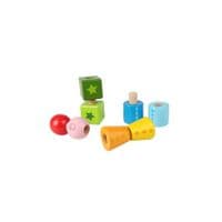 Развивающая игрушка Hape Набор деревянных блоков Излучины (E0416)