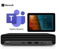 Система відеоконференцзв'язку Poly Microsoft Teams Rooms Base Kit HP Mini PC_GC8_Cat5e Extender, Intel i7-12700T, 16GB, F256GB, Wi-Fi 6E, BT 5.3, Win11IoT, чорний